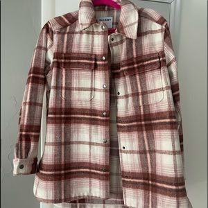 Pink shacket old navy